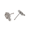 304 Stainless Steel Stud Earring Findings SA-CBAAD0D-07P-2