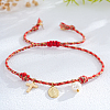 Bohemian Brass & Natural Freshwater Pearl Charm Bracelets ZD8910-4-1
