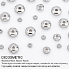 DICOSMETIC 150Pcs 3 Style 304 Stainless Steel Spacer Beads STAS-DC0004-87-4