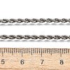 Tarnish Resistant 304 Stainless Steel Rope Chain Necklaces LS-STAS-S029-01-6