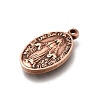 Brass Pendants KK-G525-19R-2