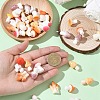 40Pcs 8 Styles Mushroom Themes Resin Display Decorations DJEW-YW0010-11-5
