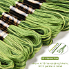 10 Skeins 6-Ply Polyester Embroidery Floss OCOR-CY0004-38K-2