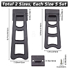 10Sets 2 Styles Resin Photo Frame Holder Set KY-GF0001-08A-2