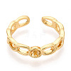 Brass Cup Peg Ring Settings KK-N274-32G-2