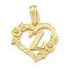 Heart Brass Pendants KK-I714-04G-Z-1