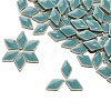 Rhombus Porcelain Cabochons PW-WGD1E7C-09-1