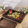 3Pcs 3 Styles Wood Tea Tray AJEW-PH0009-97-5