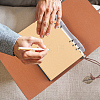 Rectangle Imitation Leather with Alloy Scrapbook DIY Binder Photo Album AJEW-WH20006-475A-5