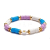 Handmade Polymer Clay Heishi Beads Bracelets Set BJEW-TA00040-02-4
