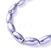 Electroplated Synthetic Non-magnetic Hematite Beads Strands G-C248-J01-6x12mm-4
