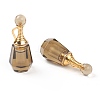 Faceted Natural Smoky Quartz Pendants G-H252-A05-2