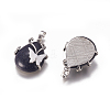 Synthetic Blue Goldstone Pendants G-K296-B04-2