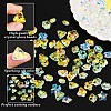 100Pcs 10 Styles Glass Charms GLAA-YW0004-66-3