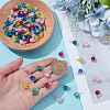 96Pcs 2 Bags 6 Colors Crack Glass Bead Pendants GLAA-BM0001-03-3