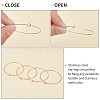 60Pcs 2 Colors 316 Surgical Stainless Steel Wine Glass Charms Rings STAS-DC0001-45-4