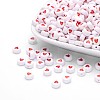 Flat Round Acrylic Beads PB37C9070-2-1