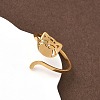 304 Stainless Steel Cuff Rings for Women RJEW-F195-02G-3