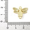 Brass Micro Pave Cubic Zirconia Connector Charms KK-S511-09G-3