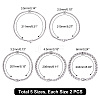 10Pcs 5 Styles 304 Stainless Steel Box Chain Bracelets BJEW-UN0001-18-4