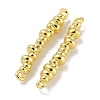 Brass Chip Beaded Connector Charms KK-P284-08G-01-2