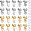 20Pcs 2 Colors 316 Surgical Stainless Steel Clip-on Earring Findings STAS-BBC0008-58A-7