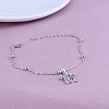 Summer Beach Alloy Hollow Sea Turtle Charm Satellite Chain Anklets for Women FS-WGD5AB4-01-5