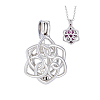 1Pc 925 Sterling Silver Bead Cage Pendants STER-PH0004-84-6