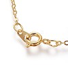 Brass Cable Chain Necklaces X-SW028-G-NF-1