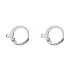 Tarnish Resistant 304 Stainless Steel Leverback Earring Findings STAS-I045-02-1