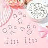 40Pcs 20 Styles 316L Surgical Stainless Steel & 316 Surgical Stainless Steel Hoop Nose Rings & Labrets AJEW-CJ0001-73-6