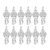 12Pcs Brass Micro Pave Cubic Zirconia Pendants KK-PH0014-34P-6