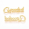 Golden Plated Alloy Cabochons PALLOY-WH0068-08J-1