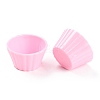 Mini Plastic Simulated Egg Tart Cup DJEW-C005-02C-2