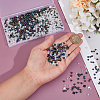 137G 9 Styles Colours Luster Czech Glass Seed Beads SEED-WR0001-04-3