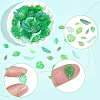 350Pcs 10 Styles Transparent Acrylic Pendants OACR-PA0001-23-6