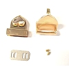 Zinc Alloy Twist Bag Lock Purse Catch Clasps PURS-PW0001-070LG-2