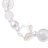 ABS Plastic Imitation Pearl & Glass Beads Stretch Bracelets for Women BJEW-JB11864-3