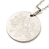 Non-Tarnish Constellation Pendant Necklaces LS-NJEW-S422-04P-06-2