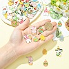 28Pcs 14 Styles Alloy Enamel Pendants ENAM-YW0008-65-5