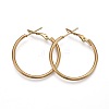 201 Stainless Steel Hoop Earrings EJEW-F188-24G-A-1