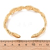 304 Stainless Steel Cuff Bangles for Women BJEW-C155-01D-G-5