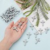 30Pcs Non-magnetic Synthetic Hematite Pendants G-GA0001-72-3