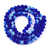 Imitate Austrian Crystal Bicone Frosted Glass Beads Strands LS-EGLA-A039-T3mm-MB06-2