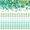 4 Strands 4 Colors AB Color Plated Opaque Glass Beads Strands GLAA-TADJ0001-20A-1