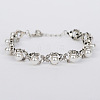 Alloy with Imitation Pearl and Rhinestone Chain Bracelet for Fashionable Women ST1203687-1