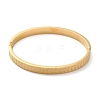 304 Stainless Steel Stripe Textured Hinged Bangles for Women LS-BJEW-E099-04G-02-2