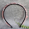 Cherry Quartz Glass Hair Bands PW-WG1C09B-20-1