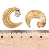 304 Stainless Steel Stud Earrings for Women EJEW-F420-02G-5