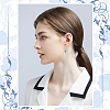 48Pcs 8 Style Flower Brass Bead Caps Sets KK-BBC0021-16-7